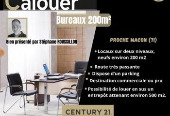 Bureaux à louer - axe passant  à Mâcon - 71000