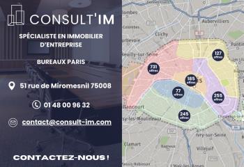 Location bureaux - Métro Ourcq et Crimée  à Paris 19 - 75019