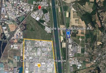 Location bureaux - Proximité Centrale Nucléaire du Tricastin et Autoroute