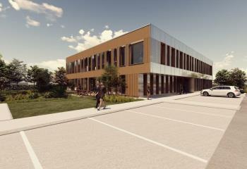 Location bureaux - Ecoquartier du Raquet, accès autoroutes A21, A1, A2  à Sin-le-Noble - 59450