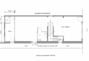 Location local commercial Basse-Terre (97100) - 96 m²  à Basse-Terre - 97100