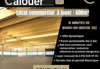 Location local commercial Bourg-en-Bresse (01000) - 602 m²  à Bourg-en-Bresse - 01000