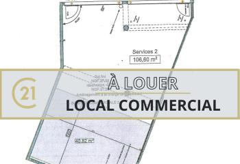 Location local commercial Fleury-sur-Orne (14123) - 107 m²  à Fleury-sur-Orne - 14123