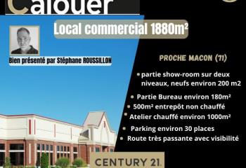 Location local commercial Mâcon (71000) - 1880 m²  à Mâcon - 71000