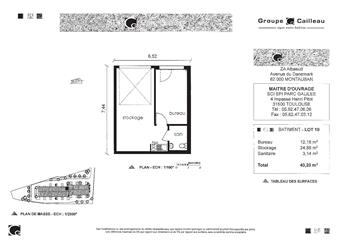 Location local commercial Montauban (82000) - 40 m²  à Montauban - 82000