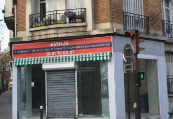 Location local commercial Paris 14 (75014) - 89 m²  à Paris 14 - 75014