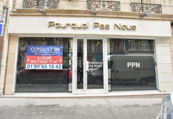 Location local commercial Paris 2 (75002) - 97 m²  à Paris 2 - 75002