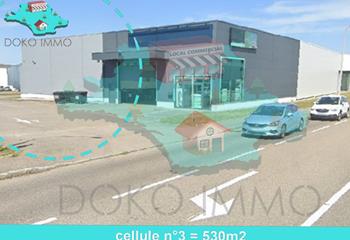 Location local commercial Wittenheim (68270) - 530 m²  à Wittenheim - 68270