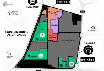 Location activité/entrepôt Chartres-de-Bretagne (35131) - 25000 m²  à Chartres-de-Bretagne - 35131