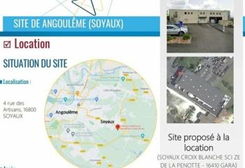Local d'activité à louer - Proche D1000, N10, LGV  à Soyaux - 16800