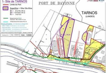 Terrain industriel à louer -, accès A63 et port de Bayonne
