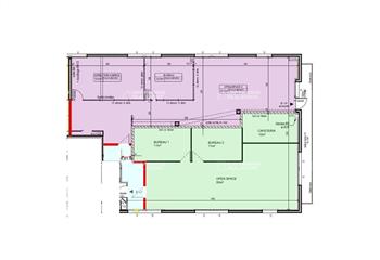 Vente bureaux - Proche La Conterie  à Chartres-de-Bretagne - 35131