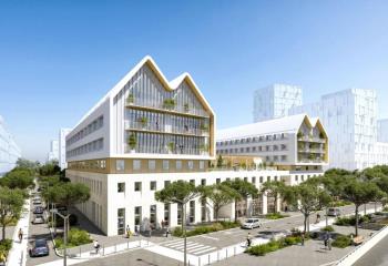 Bureaux à vendre à - Programme neuf The Shed - Vue mer  à Marseille 15 - 13015