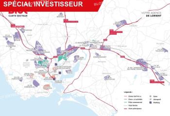 Vente local commercial - Axe passant  à Lorient - 56100