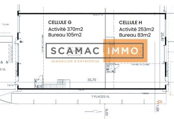 Activité/Entrepôt à vendre Angerville (91670) - 811 m²  à Angerville - 91670