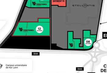 Terrain à vendre Chartres-de-Bretagne (35131) - 147000 m²