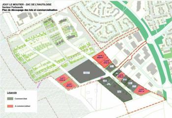 Terrains industriels à vendre -, RER A et Transilien  à Jouy-le-Moutier - 95280