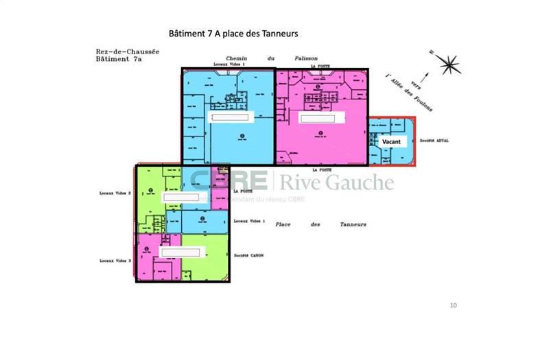Location de bureau de 154 m² à Lingolsheim - 67380 plan - 1