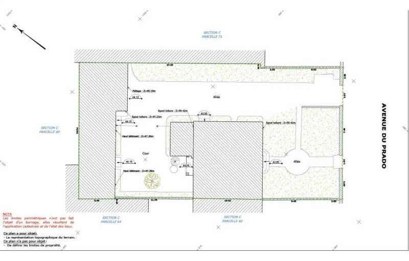 Location de bureau de 535 m² à Marseille 8 - 13008 plan - 1