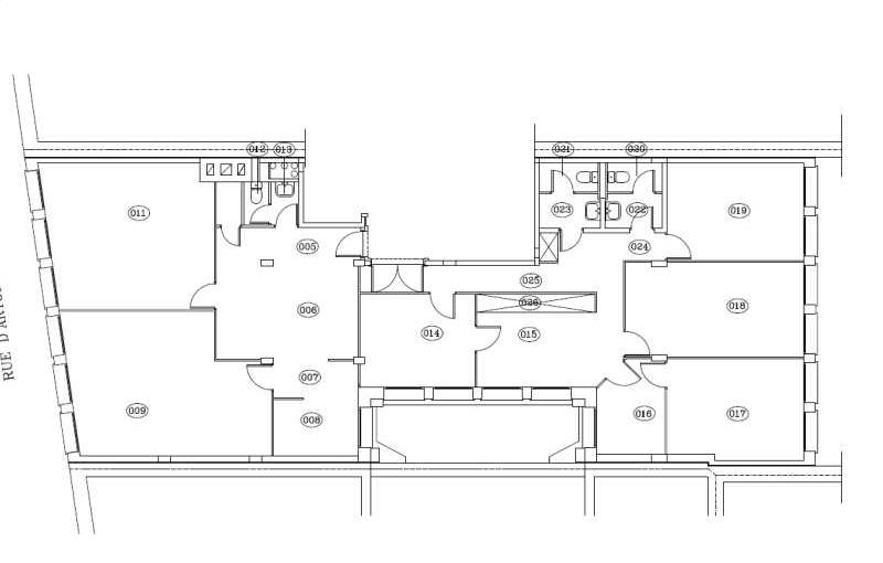 Location de bureau de 268 m² à Paris 8 - 75008 plan - 1