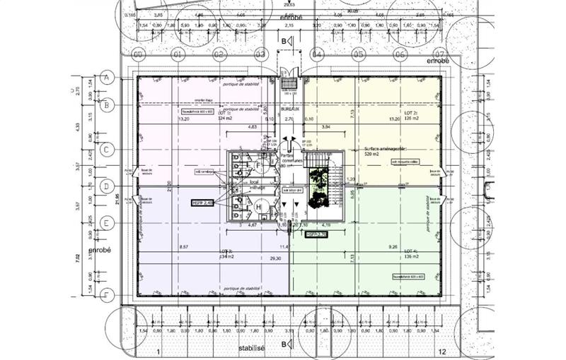 Location de bureau de 946 m² à Vaulx-Milieu - 38090 plan - 1