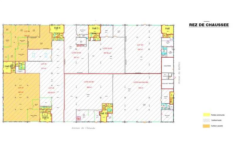 Location de bureau de 2 566 m² à Villebon-sur-Yvette - 91140 plan - 1