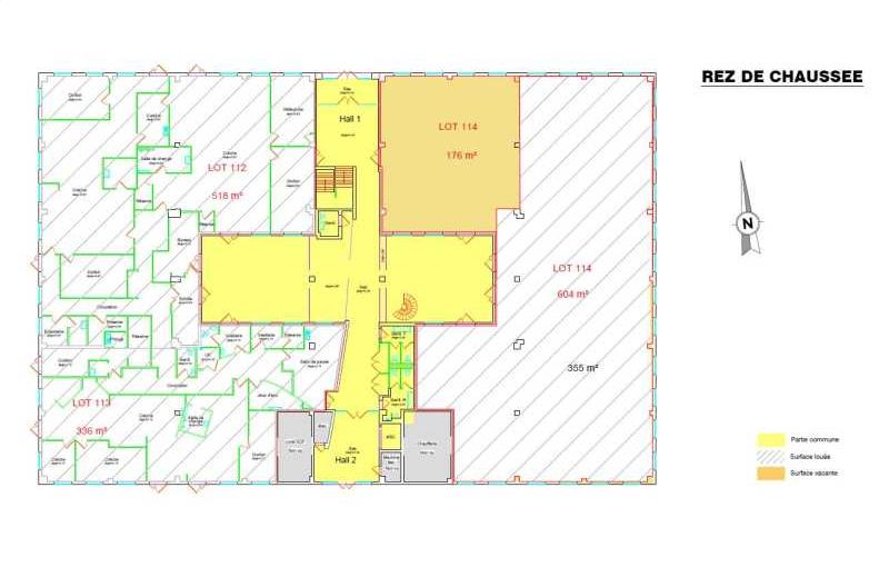 Location de bureau de 1 403 m² à Villebon-sur-Yvette - 91140 plan - 1