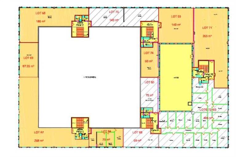 Location de bureau de 1 059 m² à Villebon-sur-Yvette - 91140 plan - 1
