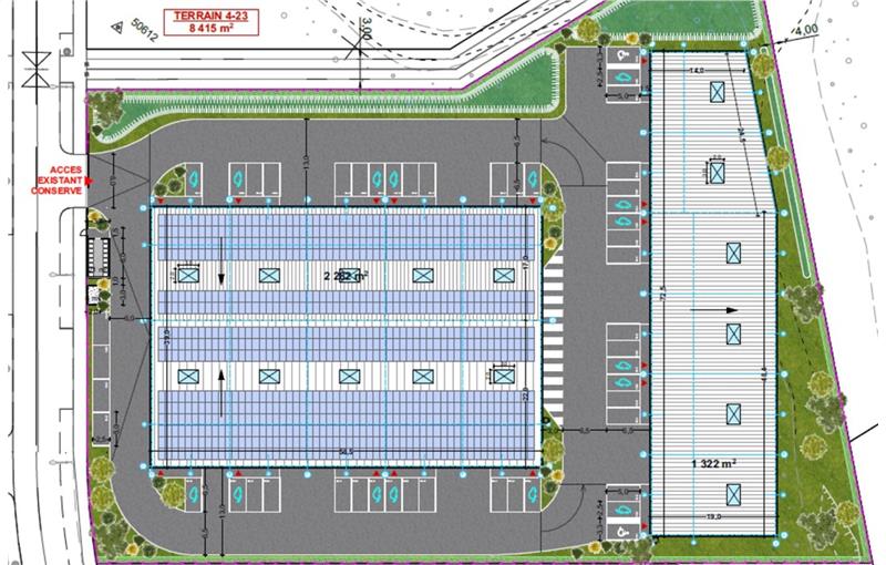 Location d'entrepôt de 3 650 m² à Brignoles - 83170 plan - 1