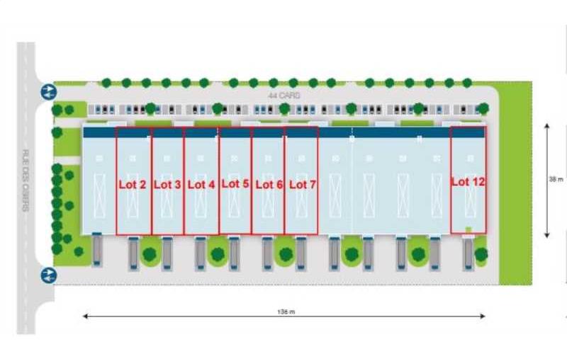 Location d'entrepôt de 901 m² à Coignières - 78310 plan - 1