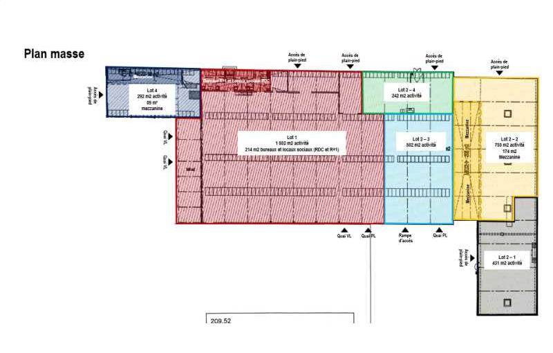 Location d'entrepôt de 4 126 m² à Crémieu - 38460 plan - 1