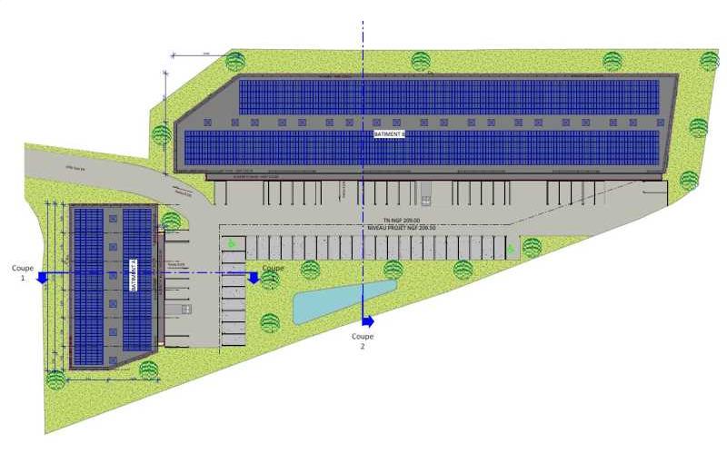 Location d'entrepôt de 3 298 m² à Crémieu - 38460 plan - 1