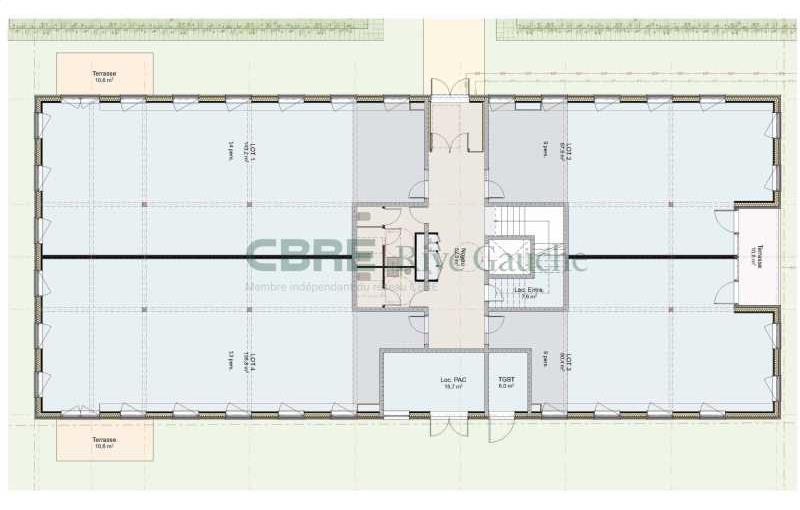 Bureau à vendre de 1 603 m² à Entzheim - 67960 plan - 1