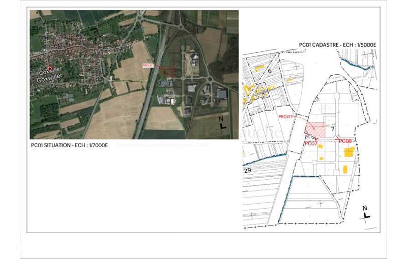 Entrepôt à vendre de 838 m² à Goxwiller - 67210 plan - 1